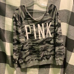 PINK camo sweatshirt